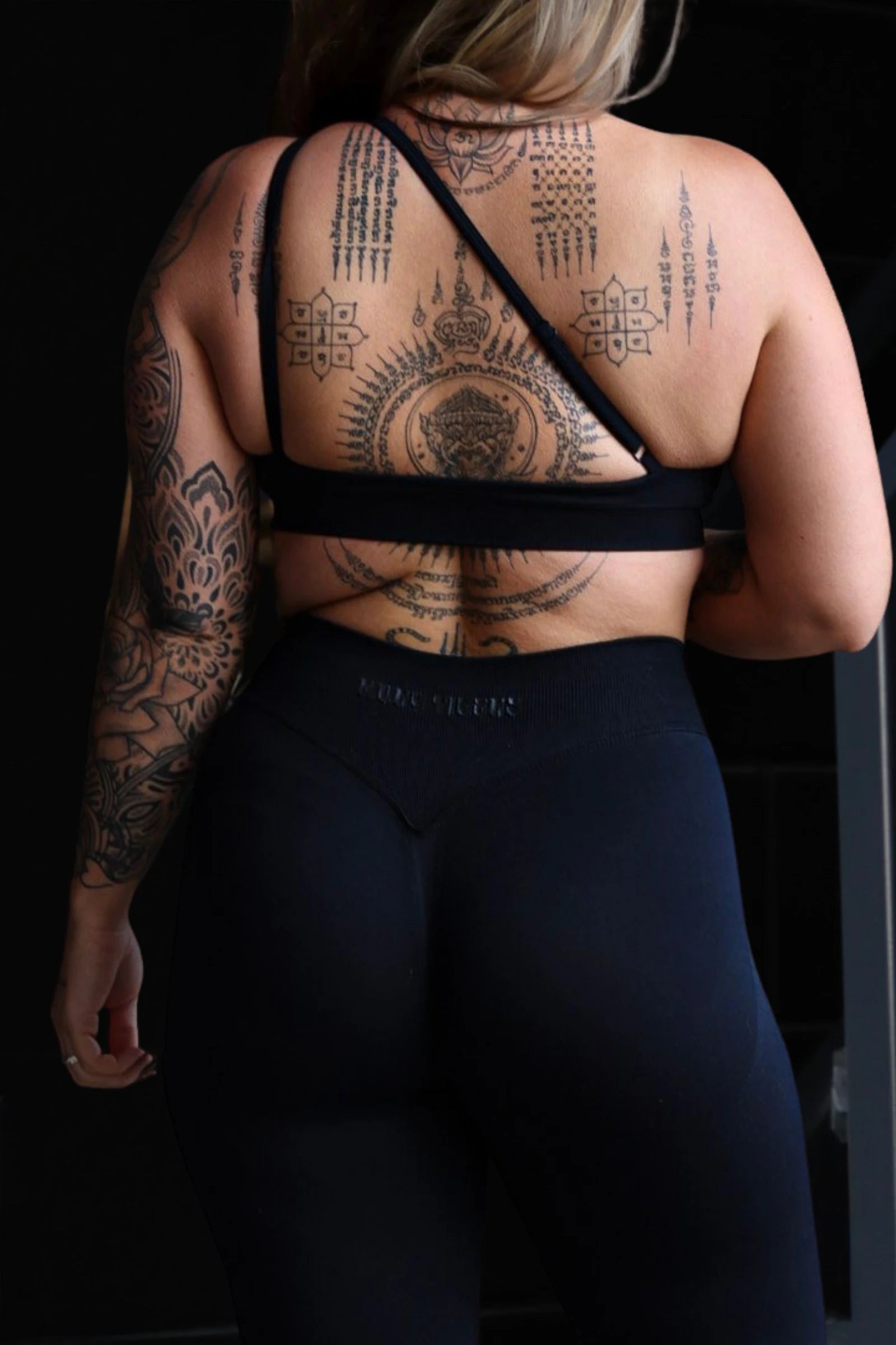 One Shoulder Bra Onyx