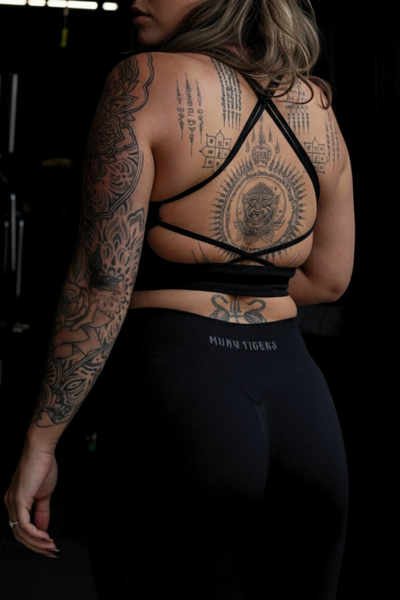 Timeless Crossback Bra Black