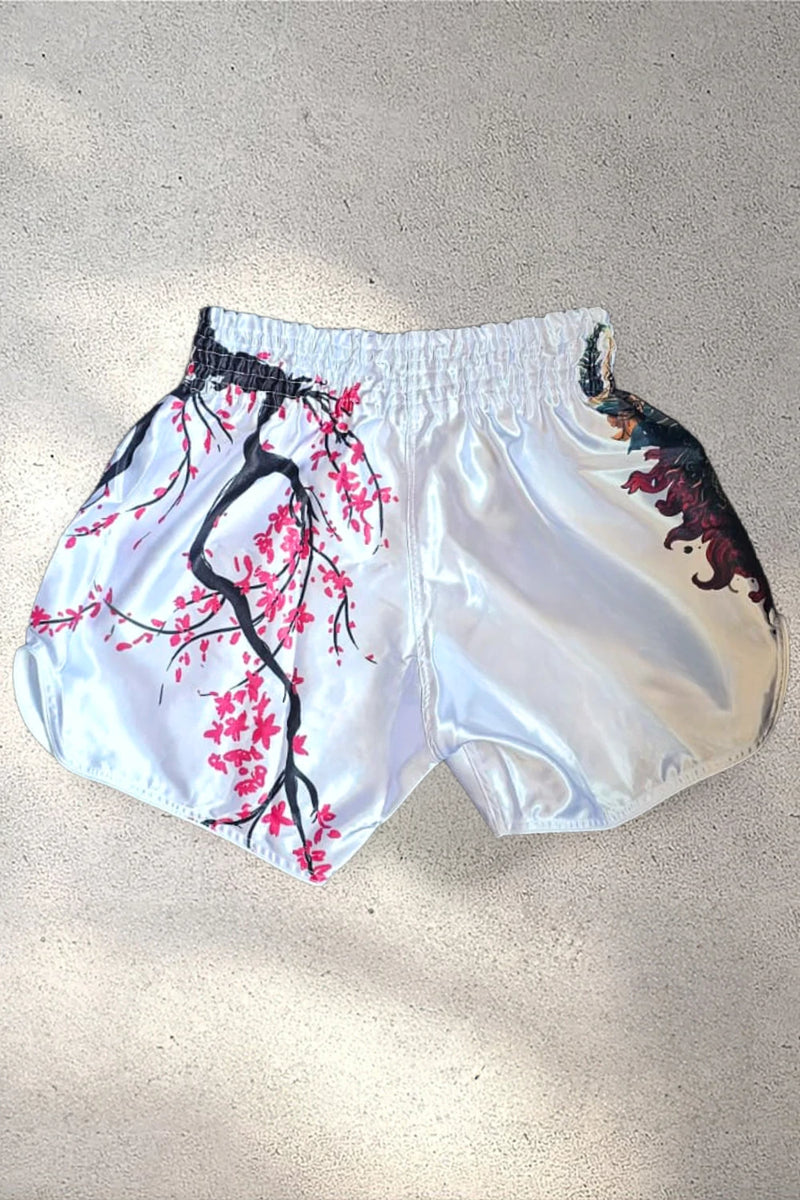 Muay Thai Shorts White