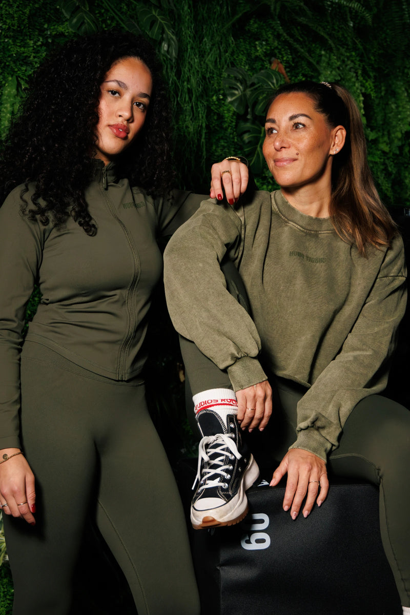 Curve Define Jacket Olive