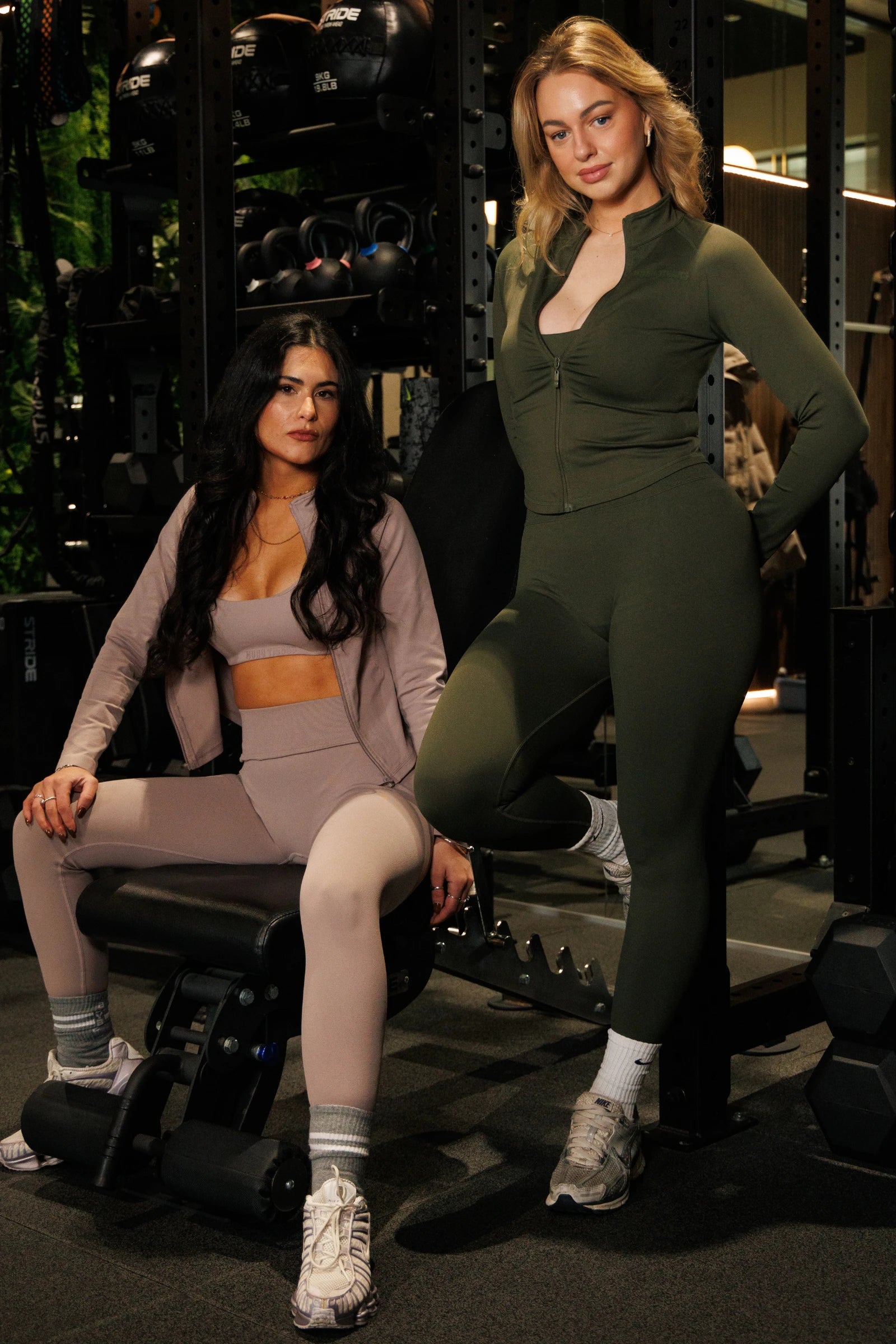 Twisted Back Bra Stone Mauve