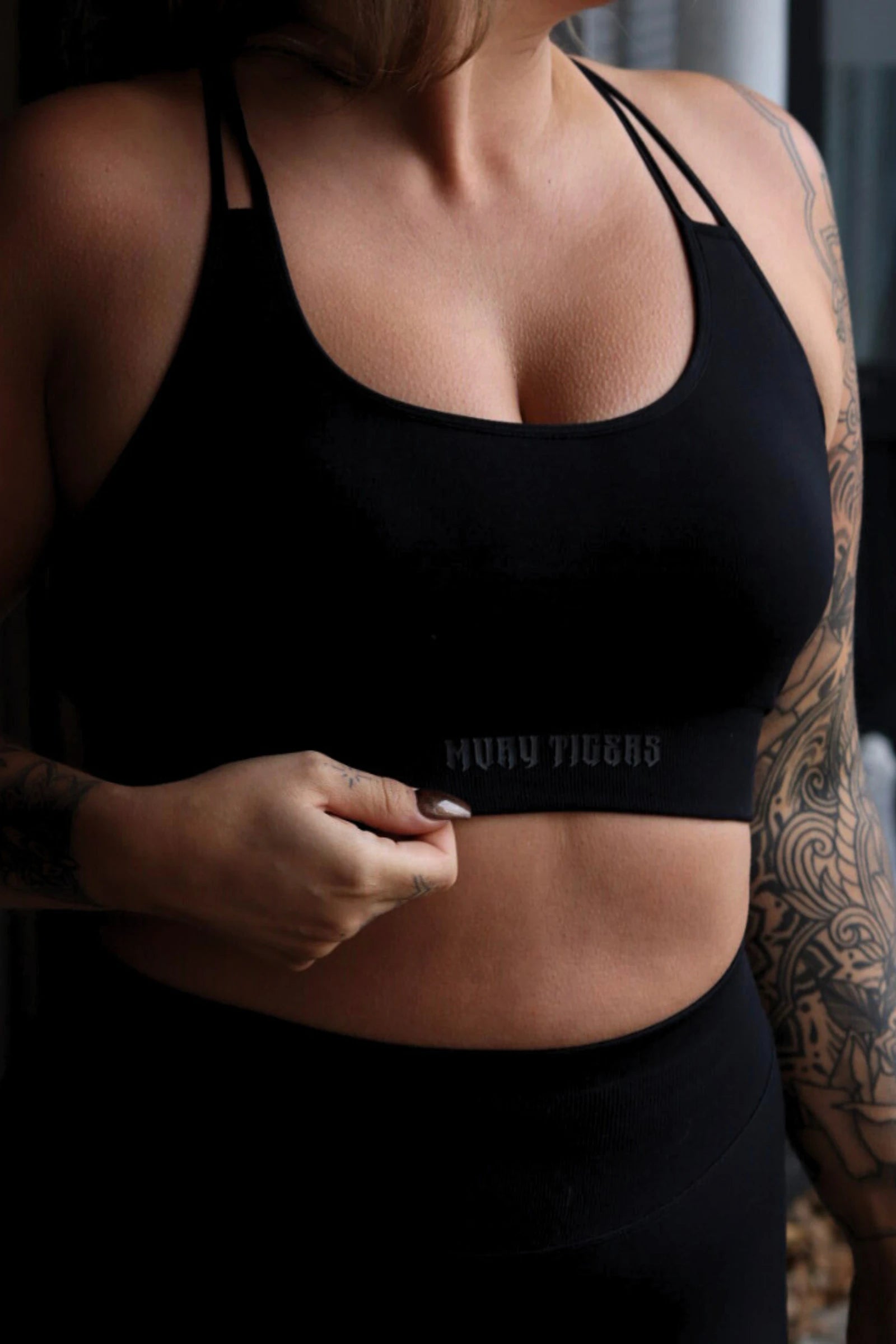 Timeless Crossback Bra Black